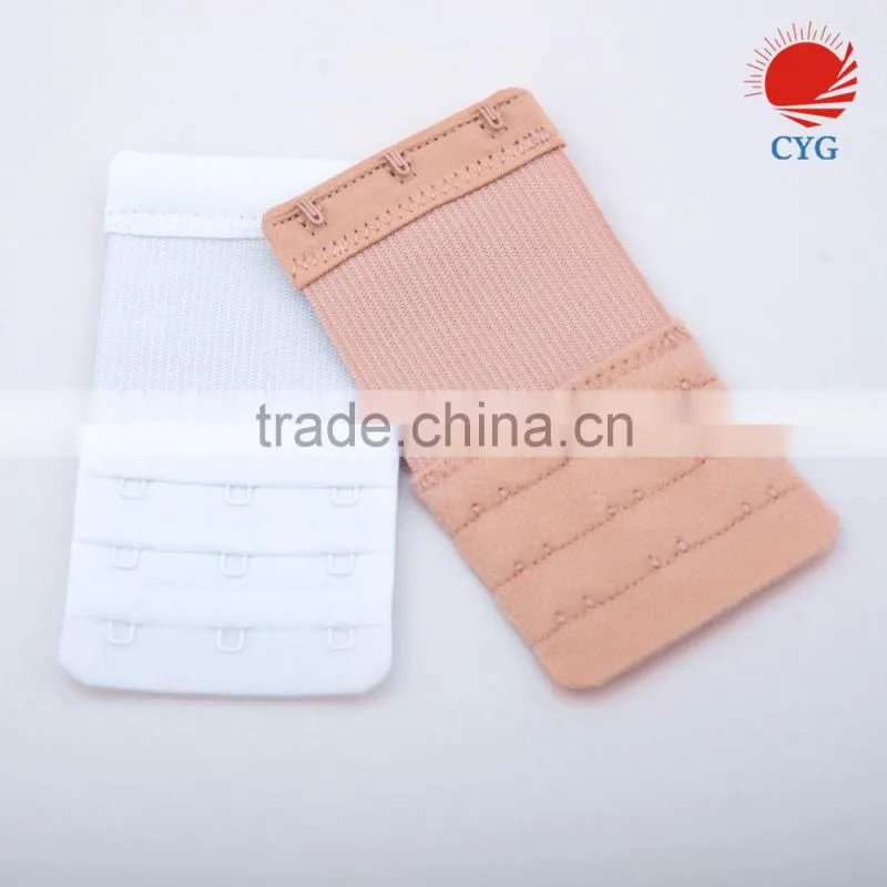 CYG HOT SELLING Elastic bra extend hook and eye tape for sale