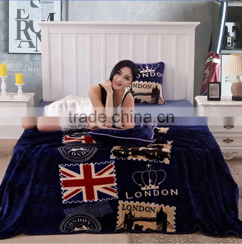 Union Jack Coral Fleece Blanket/Sheet