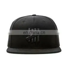 new fashion custom leather patch 5 panle plain dad hat