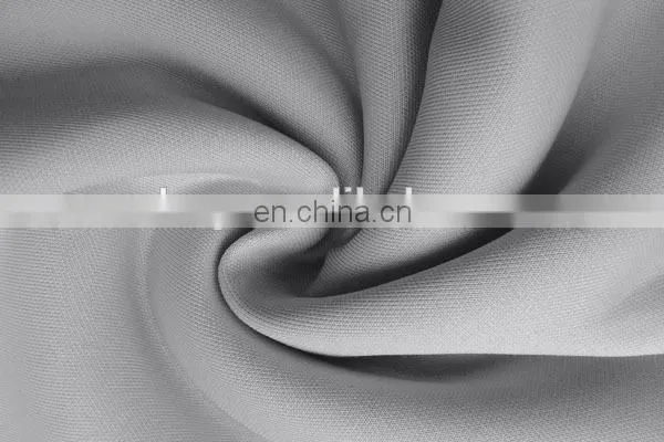 shaoxinig Polyester DTY dyed air layer scuba dress fabric keqiao interlock knitting fabric