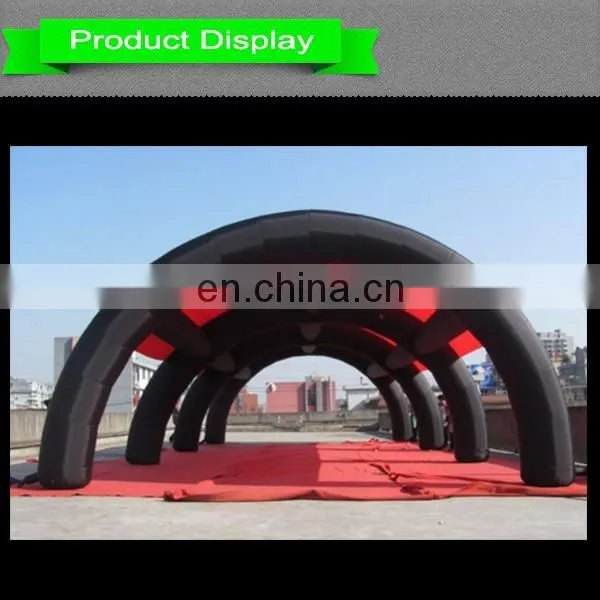 Inflatable arch connected canopy for sale/large inflatable arch tent for outdoor event