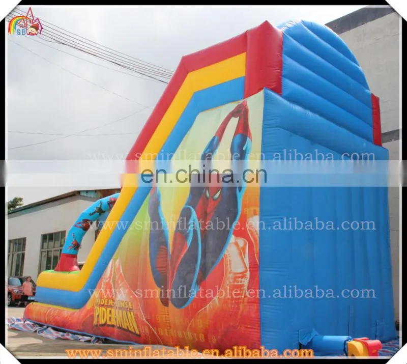 Inflatable slide, inflatable spiderman slide, inflatable arch slide for sale
