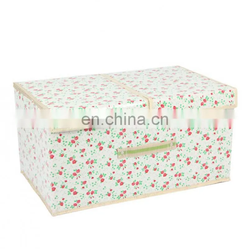 New Arrival Cheap Price Color Printing Foldable Double Covers Sweater Organizer Storage Box