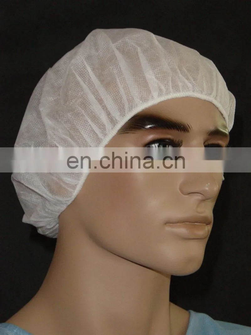 disposable clear PE shower cap for hotel using