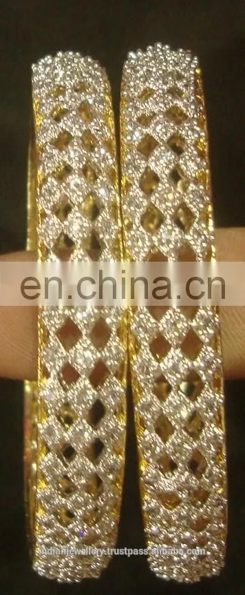 Cubic zircon jewelry bangles manufacturer, Cubic zircon jewellery bangle exporter