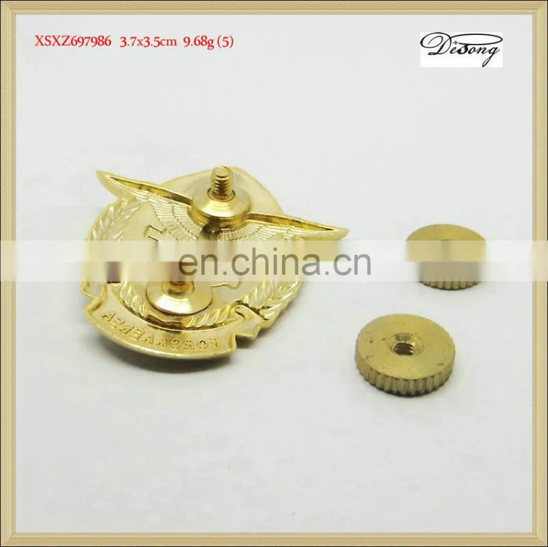 XSXZ697986 Wholesale enamel lapel pin manufacturers china, eagle logo badge emblem
