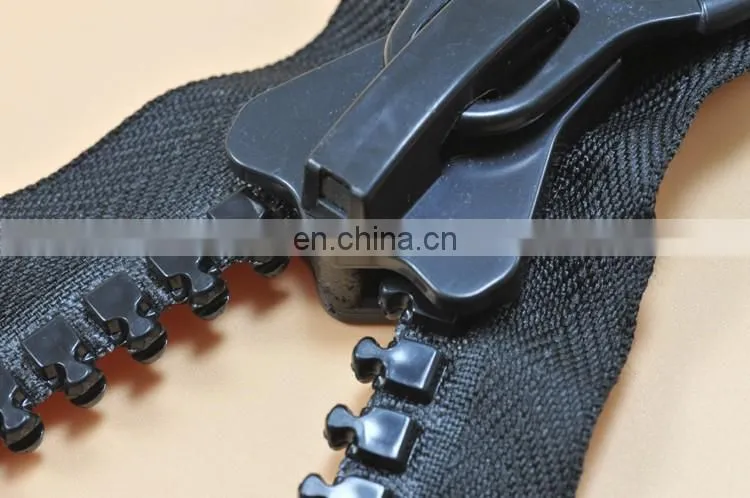 Plastic Stopper Garment Cable Zip Decorative Bodysuit Zipper for Garments