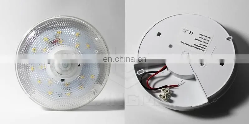 Langma 7W LED PIR Sensor Ceiling Light/PIR+Light Sensor LED Light,LED PIR sensor&LUX control ceiling lamp