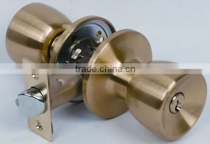 ANSI Grade 3 Tubular adjustable Latch Entry door knob lock