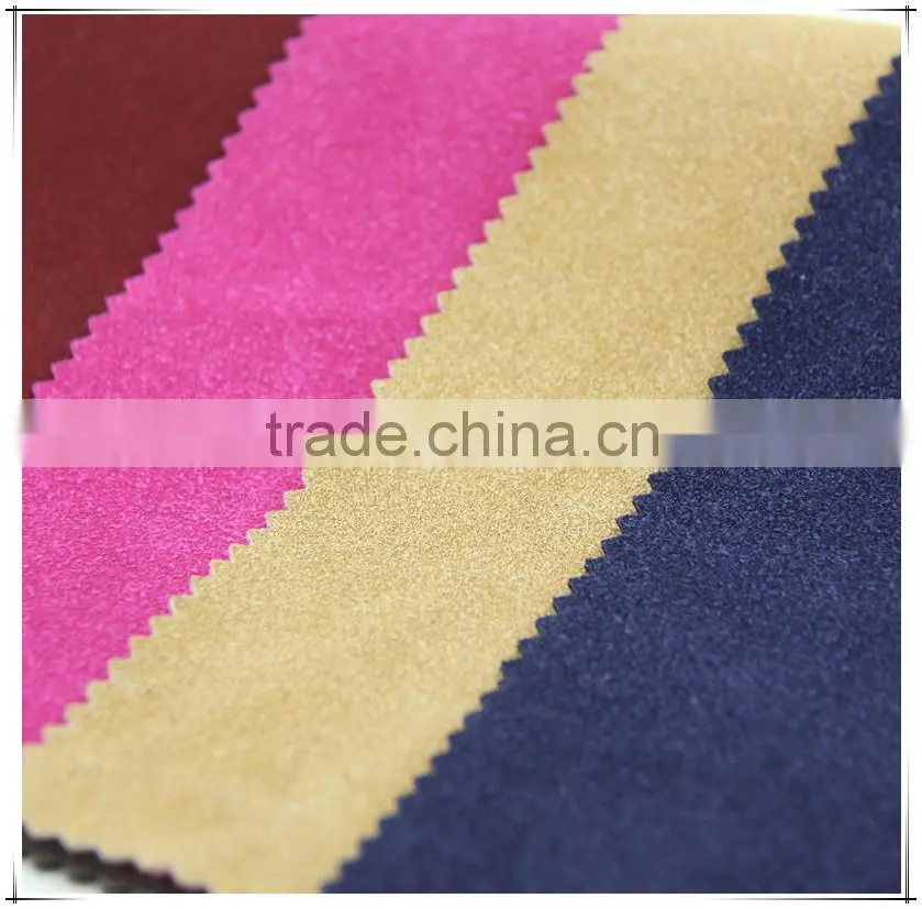 Colorful flocking fabric for shoes,bags