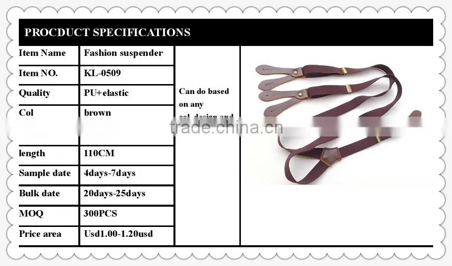 High quality with cheap women's suspenders