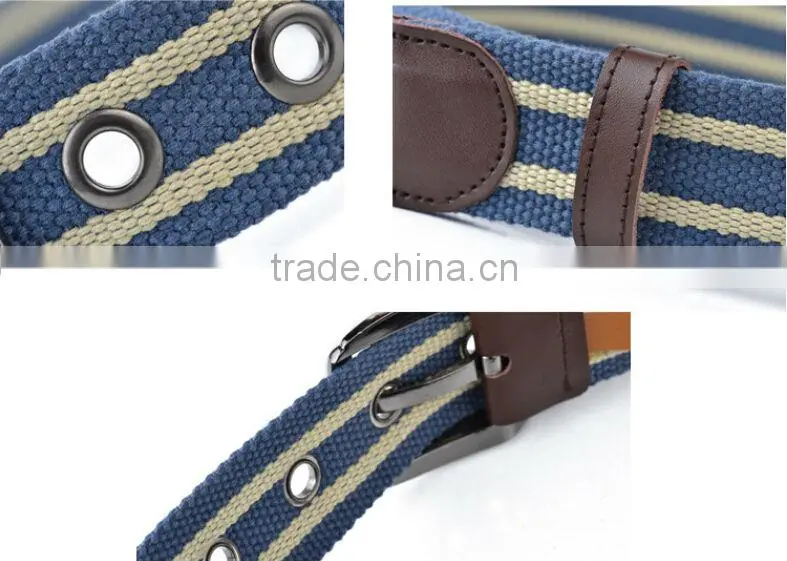 wholesale unisex polyester webbing belt for jeans