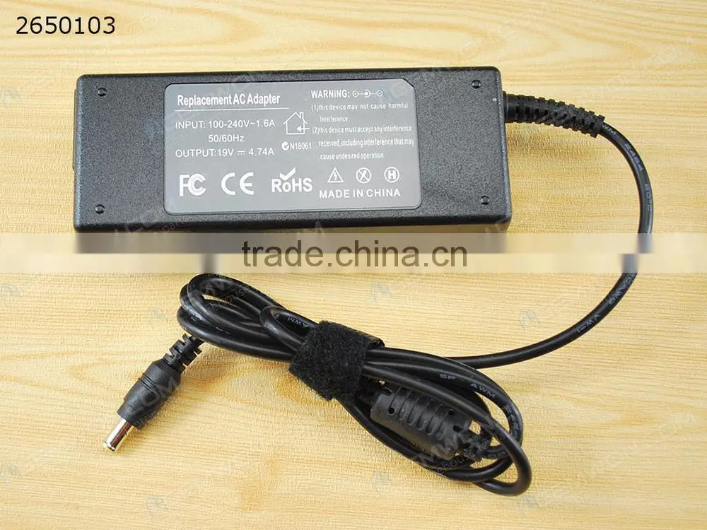 High Copy Laptop AC Power adapter for SAMSUNG 19V 4.74A 5.0*1.0*3.0mm 90W
