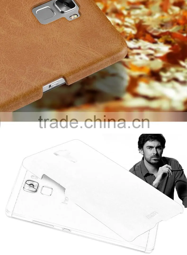 2016 New MOFi Case Housing for Huawei Honor 7, Mobile Phone Coque Leather Back Cover for Honor 7
