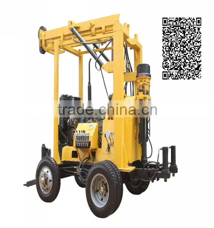 10% save price water well 4-wheel mobile water well and exporation drilling rig XYX-3
