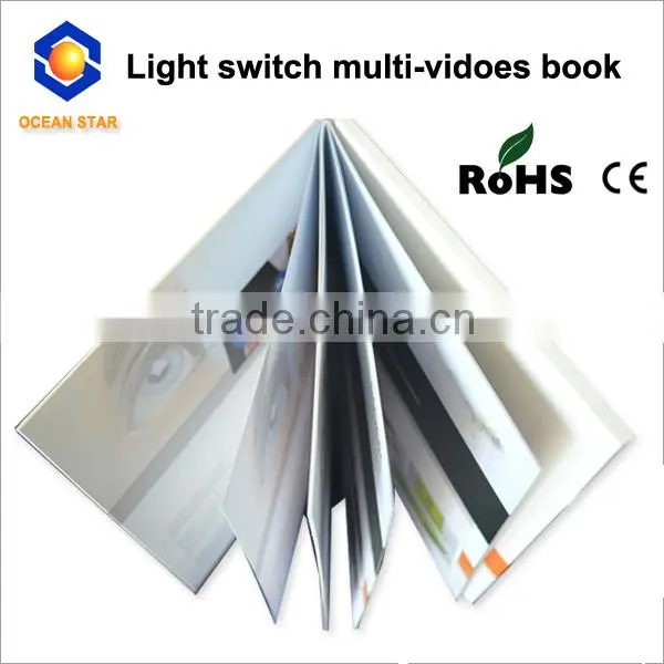 multipage advertising Video brochure/Video in print/Video book