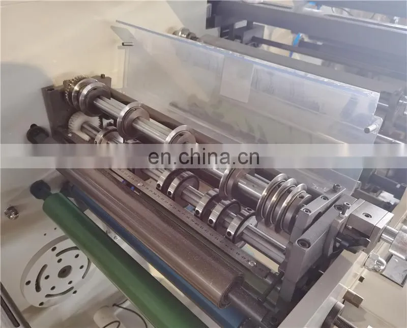 USK320A Automatic Self Adhesive Blank Label Sticker Rotary Die Cutting Slitting Rewinding Machine with Turret
