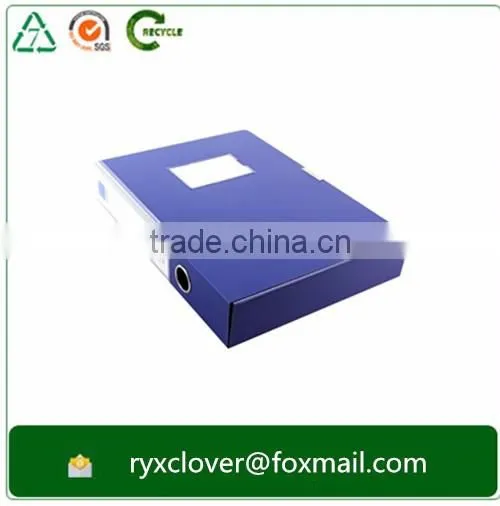 Office filing stationery Eco-friendly PP plastic box file folders