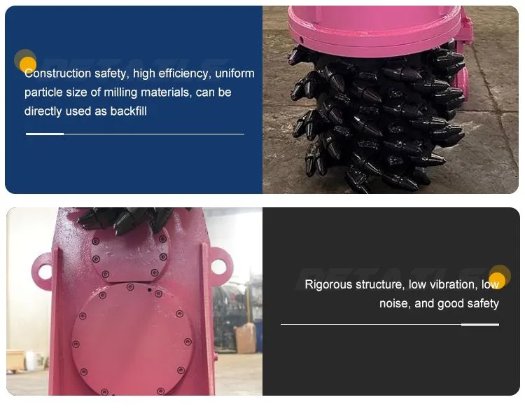 Excavator for asphalt excavator concrete drum cutter excavator asphalt cutting machine