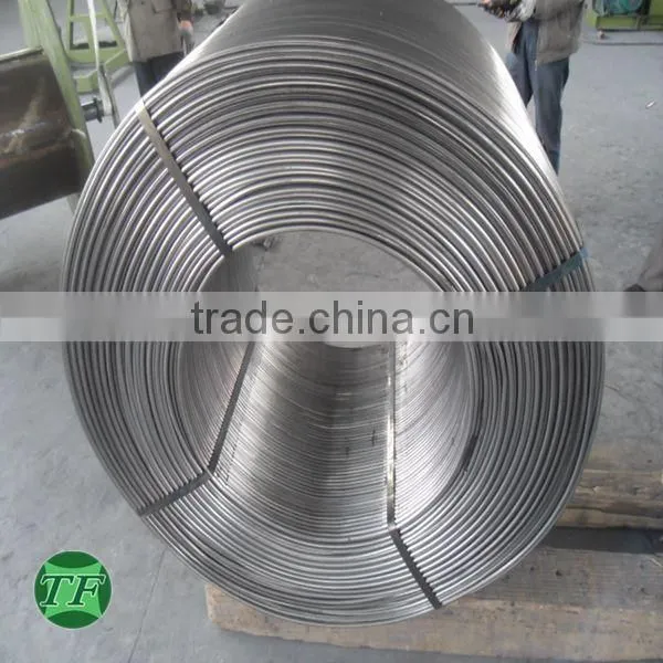 low carbon flux Ferro Calcium Cored Wire/flux CaFe cored welding wire wholesale china