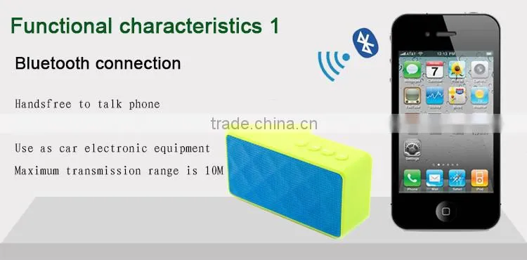 2016 Trending product hands free portable removable battery bluetooth speaker