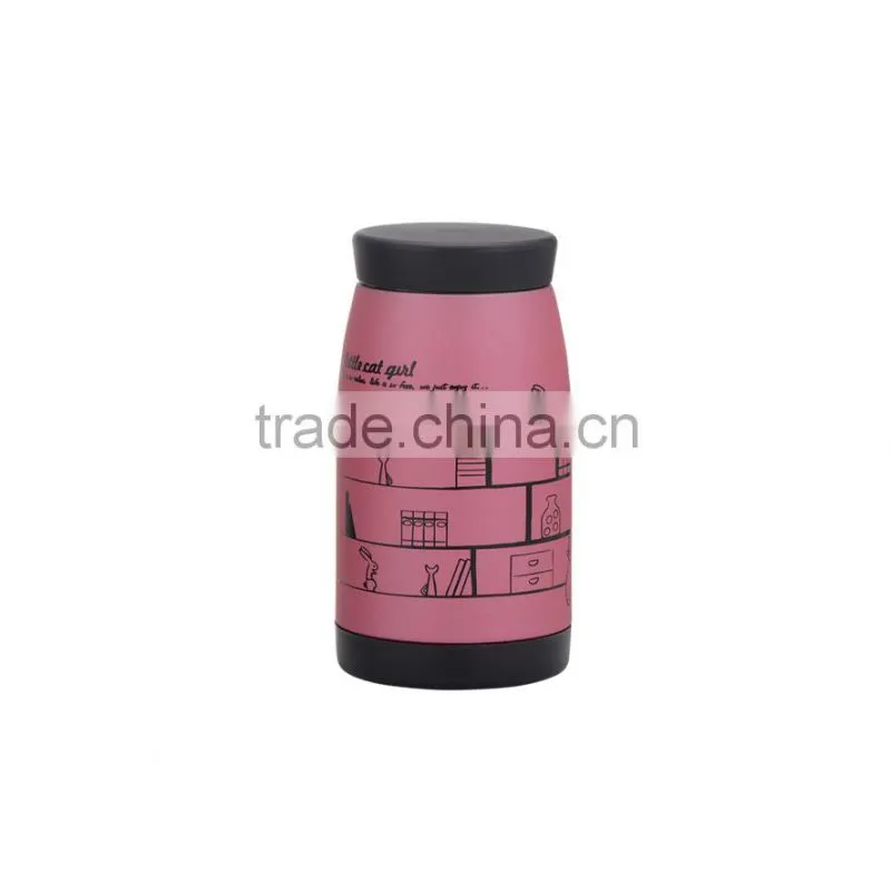Popular cute Stainless steel thermos office flask