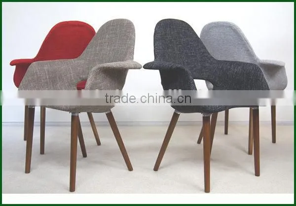fabric chair furniture orange upholstered restaurant chair
