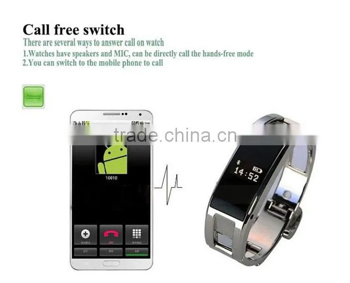 D8 Metal Gold Silver Hot Fitness Tracker Calorie Counter Sleep Monitor Watch Bluetooth Bracelet