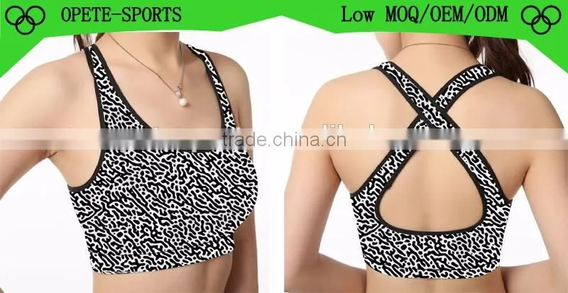 (OEM/ODM Factory)Gym Fitness Running Clothes For Women Jogging Yoga Tops Women Sports Bra