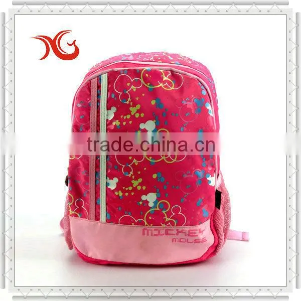 Eco-Friendly nylon girl's school bag, lovely school backpack for kids