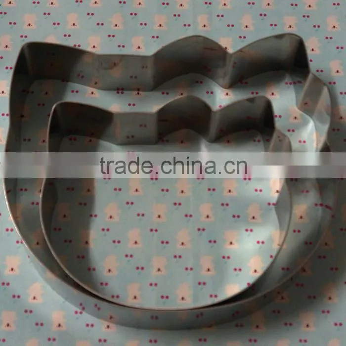 YangJiang factory different cute shape stainless steel cookie mould