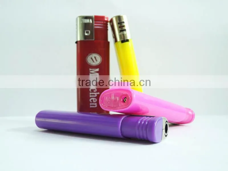 cheapest plastic material windproof flame electronic lighter