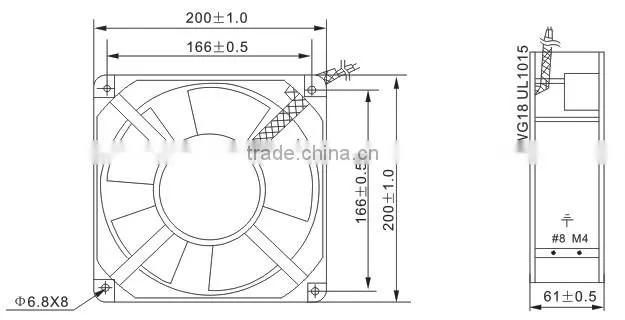 SALZER PD120B /S 220-240V high pressure axial flow fans