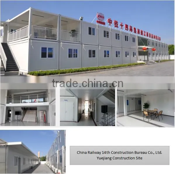 Container house pu sandwich panel prefab houses