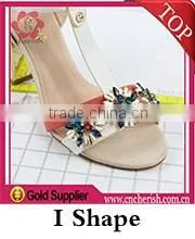 Hot Sale wholesale factory supply making lady removable shoe decoration and accessories