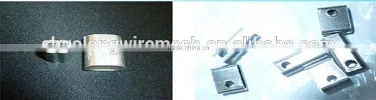 ISO Manufactory provide hand woven stainless steel mesh netting/stainless steel mesh rope netting