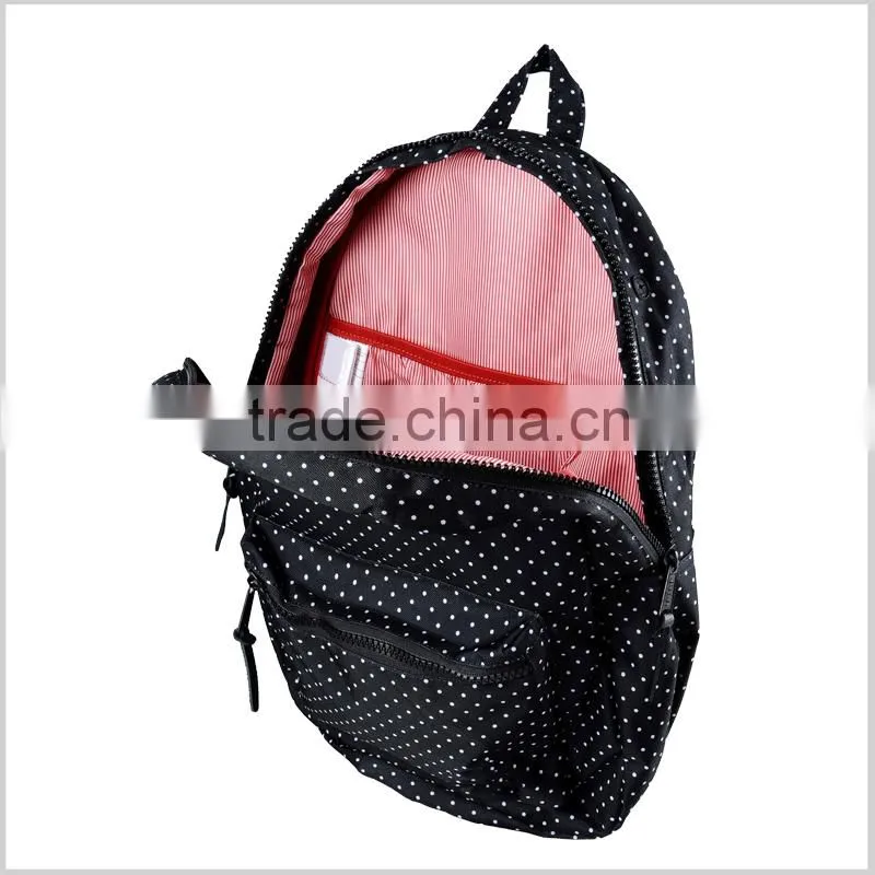 high quality small quantity order design your logo high school backpack