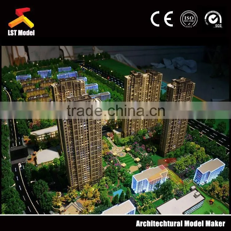 architectural model made by laser cutting machine