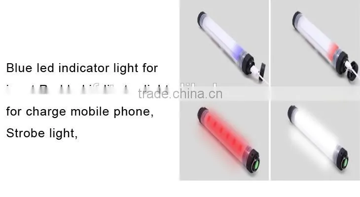 New design waterproof IP68 LED Emergency Light Torch 2600mah power bank