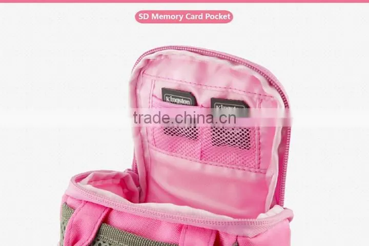 Camera Bag KIWIFOTOS Pink Mirrorless Camera Case For Beauty Girl Neoprene Camera Bag
