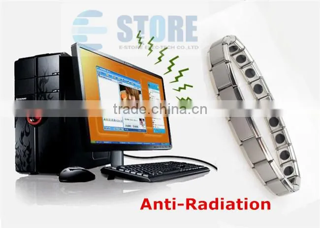 Women and Men Germanium Titanium Elastic Stainless Steel Bracelet