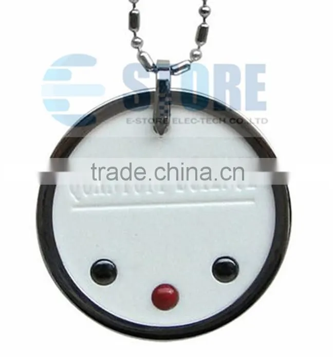 White Bio Quantum Energy Pendant Jewelry Quantum Science Pendant Japan