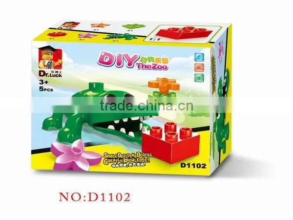 2015 Zoo Animals Toys, Plastic Toys Blocks , Toys Bricks Animals