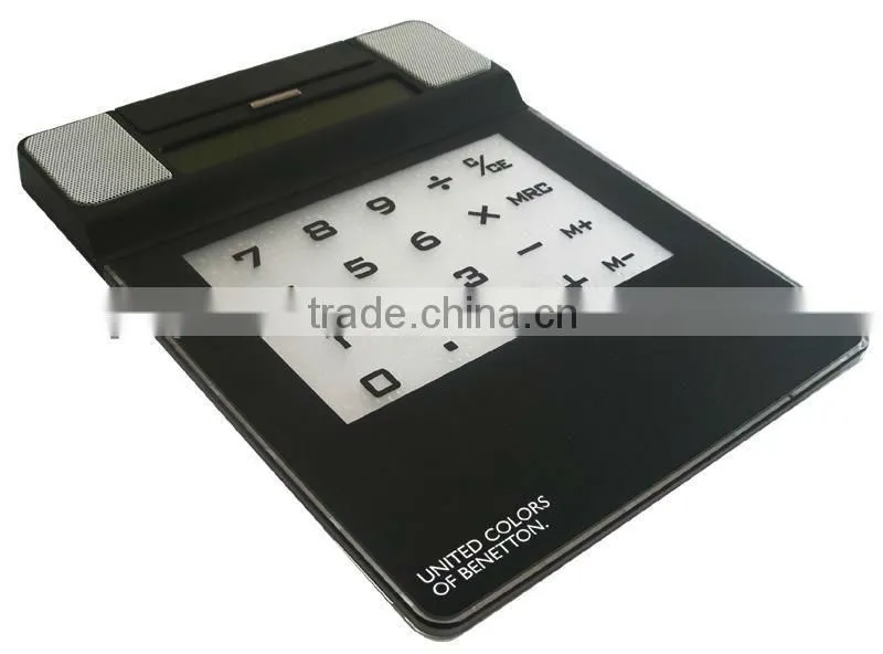 USB calculator mouse pad with usb hub and speaker