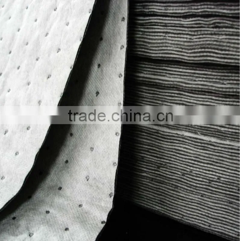 100%PP Grey Universal Oil Absorbent Pads