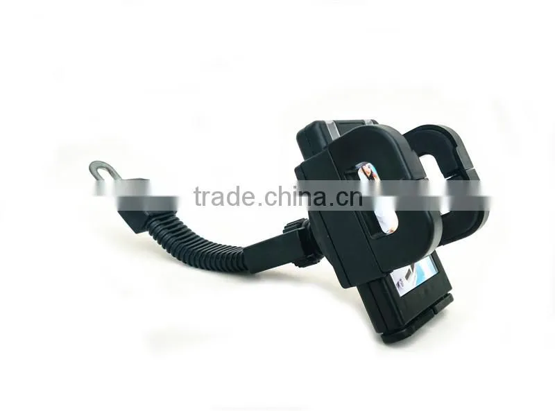 360 degree Rotatable universal motorcycle rearview mirror phone holder