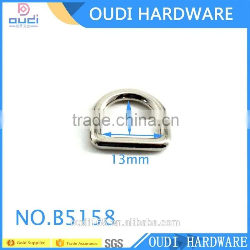 New styles women fashion bag accessories in guangzhou factory direct sale with high quality metal d ring