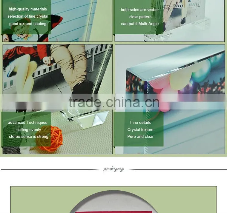 sublimation crystal photos frame at low price wholsale BSJ-28A