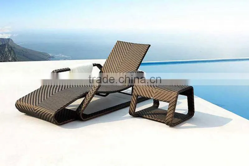 classic leisure rattan beauty bed used garden house