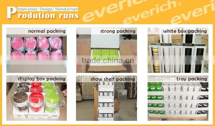 Everich Porcelain Cups & Ceramic Coffee Mug With Silicone Lid